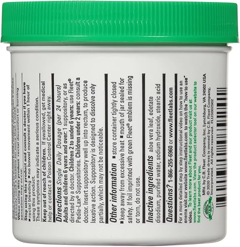 Miniatura 6 de Fleet Suppos Adult Size 24s Fleet - Supositorio de glicerina para adultos