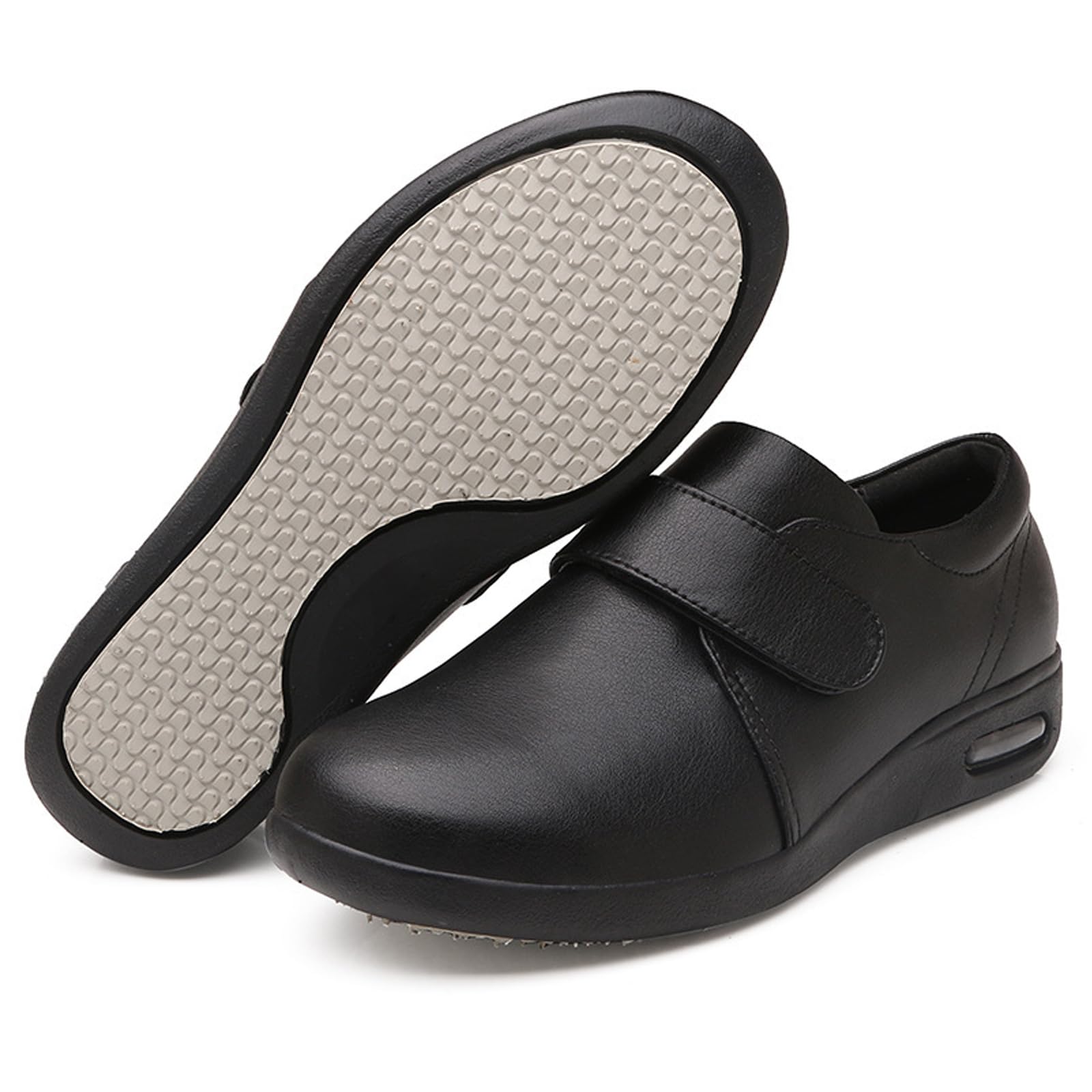 Buty do chodzenia o bardzo szerokich szerokościach dla mężczyzn i kobiet, regulowane zapięcie, łatwe zakładanie, wygodne trampki, lekkie, antypoślizgowe, oddychające obuwie dla osób starszych