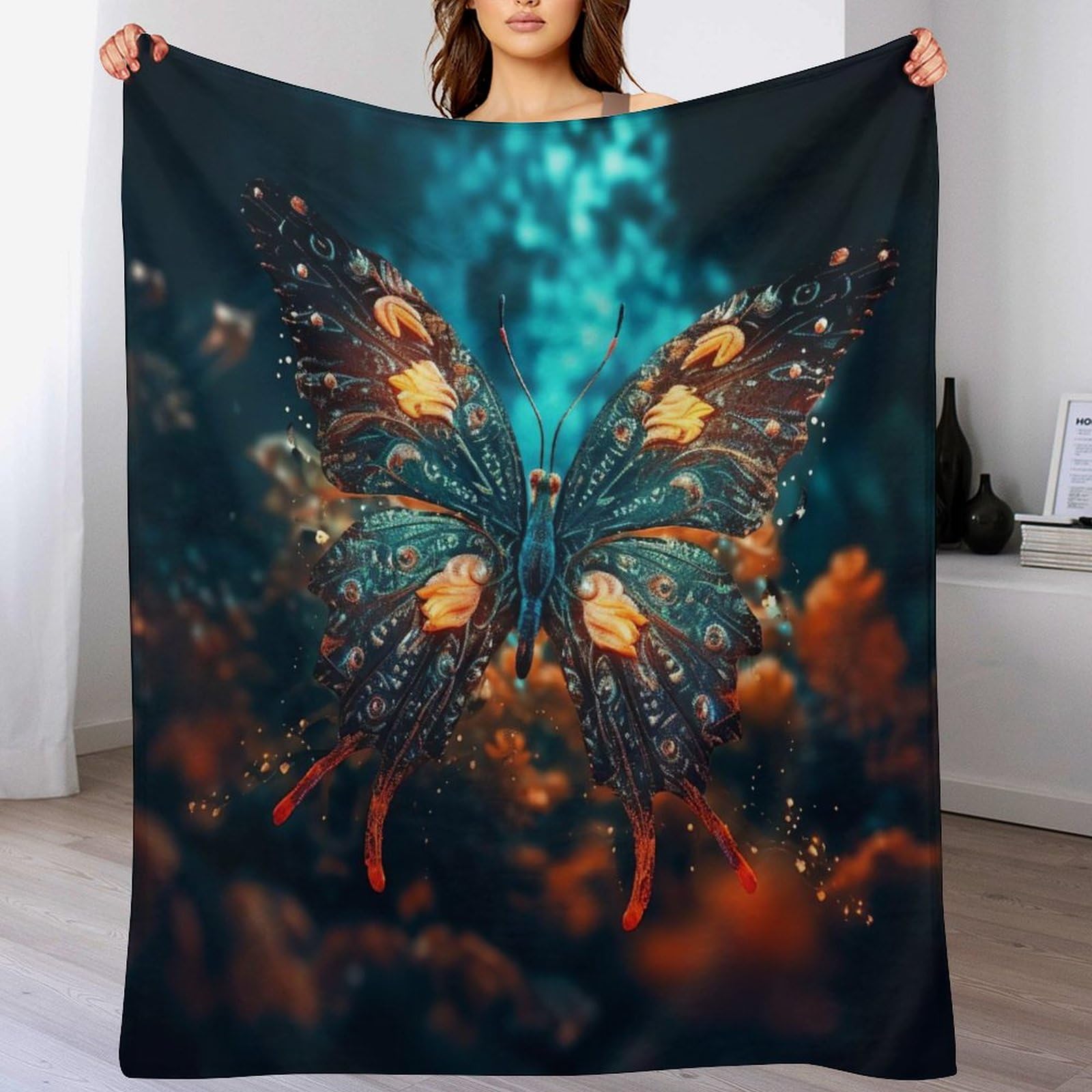 Couverture polaire papillon pour envelopper vos proches de douceur et de chaleur