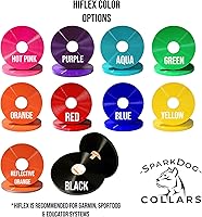 Vista 5 de SparkDog Collars HiFlex - Correa de repuesto para collar electrónico de ajuste rápido, para educador, Garmin, Dogtra, Sportdog, correa de repuesto