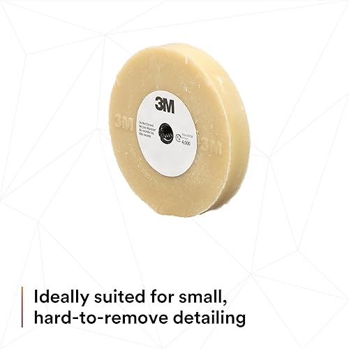 Miniatura 8 de Cubitron 3M Stripe Off Wheel  Removedor de adhesivo  Rueda de borrador  Elimina calcomanías, rayas, vinilo, cintas y gráficos  4 pulgadas de
