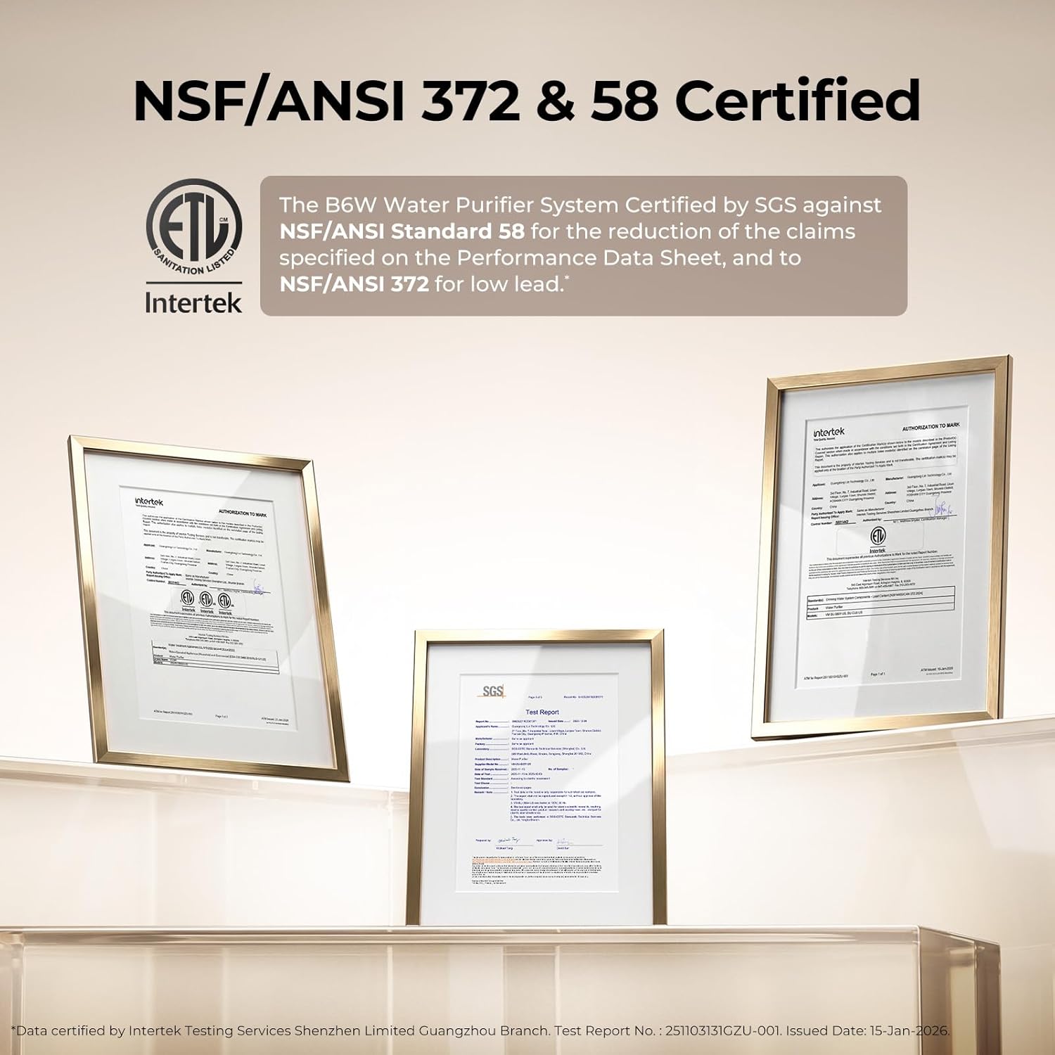 VIOMI Pure B6W 600 GPD Reverse Osmosis System, TDS Reduction, 7-Stage Tankless RO System, Under Sink Water Filter with Faucet, NSF/ANSI 372 & 58 Certified, 2:1 Pure-to-Drain, Wi-Fi Enabled APP Control