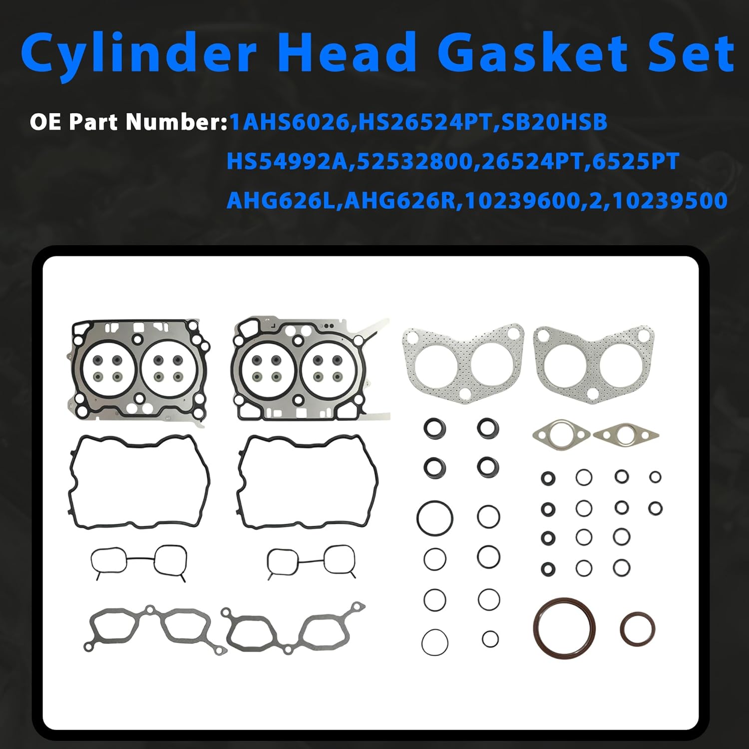 FB25 Engine Cylinder Head Gasket Set W/Bolts Fit For Subaru Forester Legacy Outback 2.5L 2013-2019 AHS6026 HS26524PT SB20HSB HS54992A 52532800