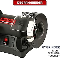 Vista 7 de Bucktool Combo de amoladora de banda de banco de baja velocidad, correa de 2.1 A de 1 x 30 pulgadas y amoladora de 6 pulgadas, lijadora de disco