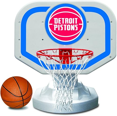 Poolmaster 72908 Detroit Pistons NBA USA Juego de baloncesto junto a la piscina
