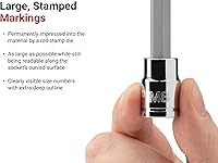 Vista 4 de TEKTON 3/8 pulgadas Drive x M4 Long Triple Square Bit Socket SHB18404