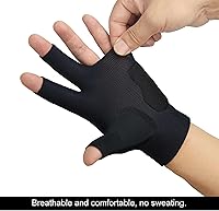Vista 3 de Guantes de billar Roaming de secado rápido y transpirables, guante para billar, billar francés, taco de snooker, opción para mano izquierda