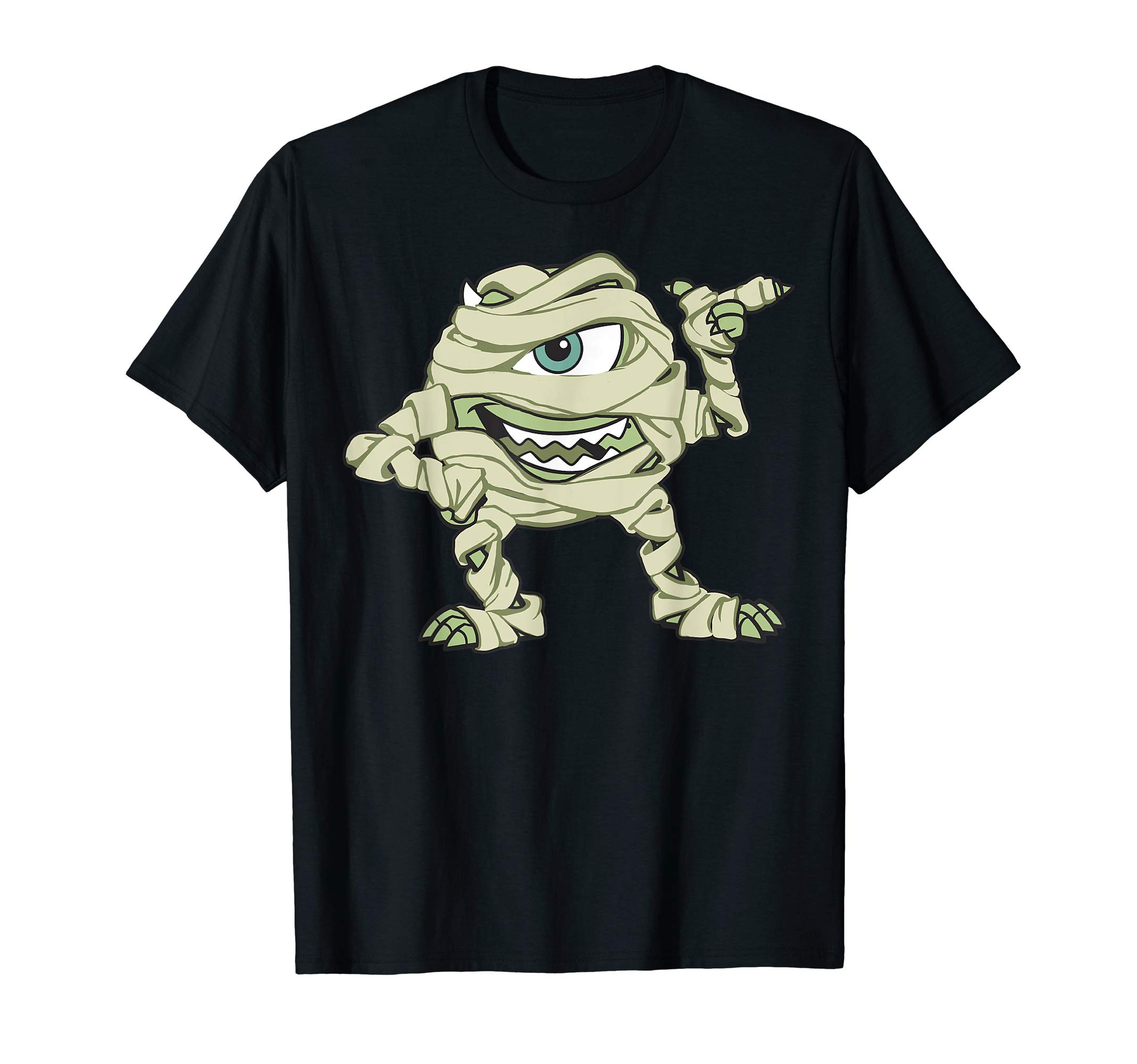 DisneyPixar Monsters Inc. Mike The Mummy Portrait T-ShirtOEKO-TEX STANDARD 100
