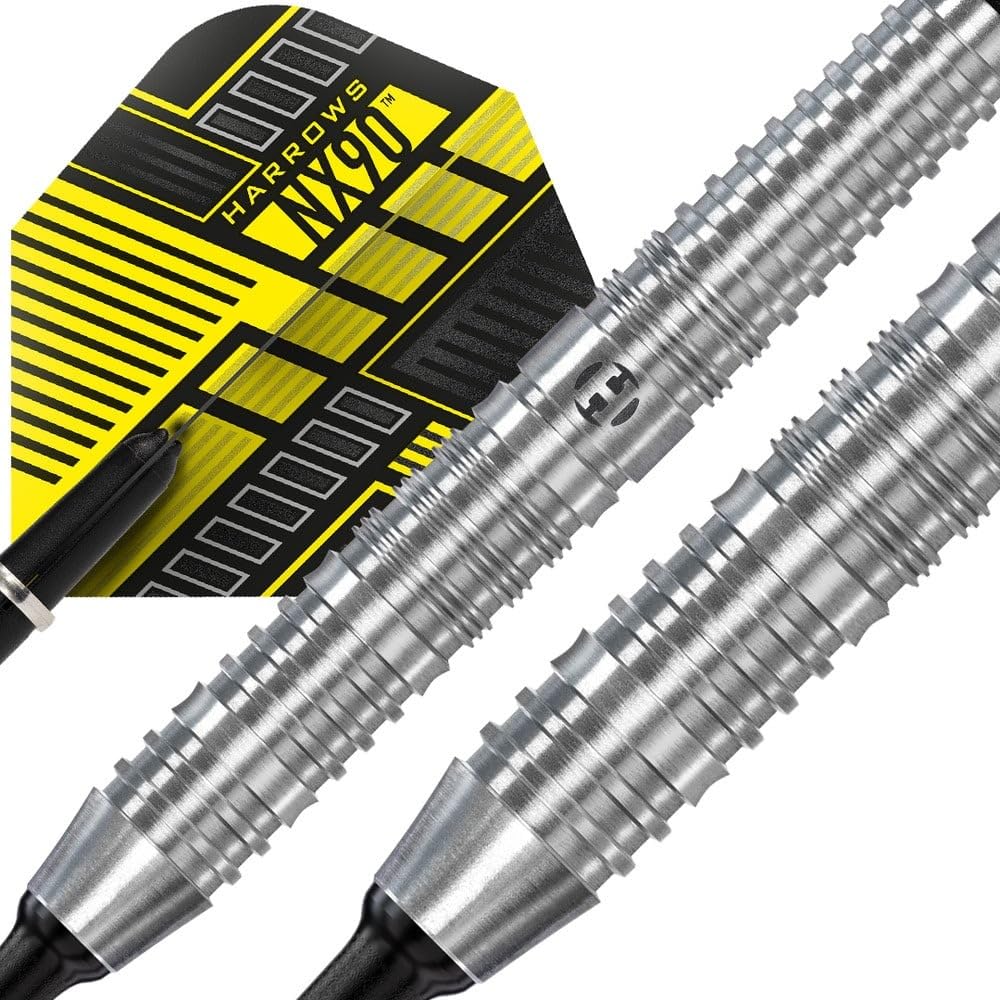 Harrows Lot de 3 fléchettes NX90 Professionnelles 90% tungstène 18g 20g Pointe Souple