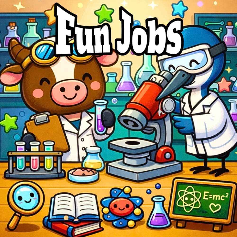 Fun Jobs: Coloring Book: A fun way to discover jobs and professions that children aged 3 to 8 will enjoy.