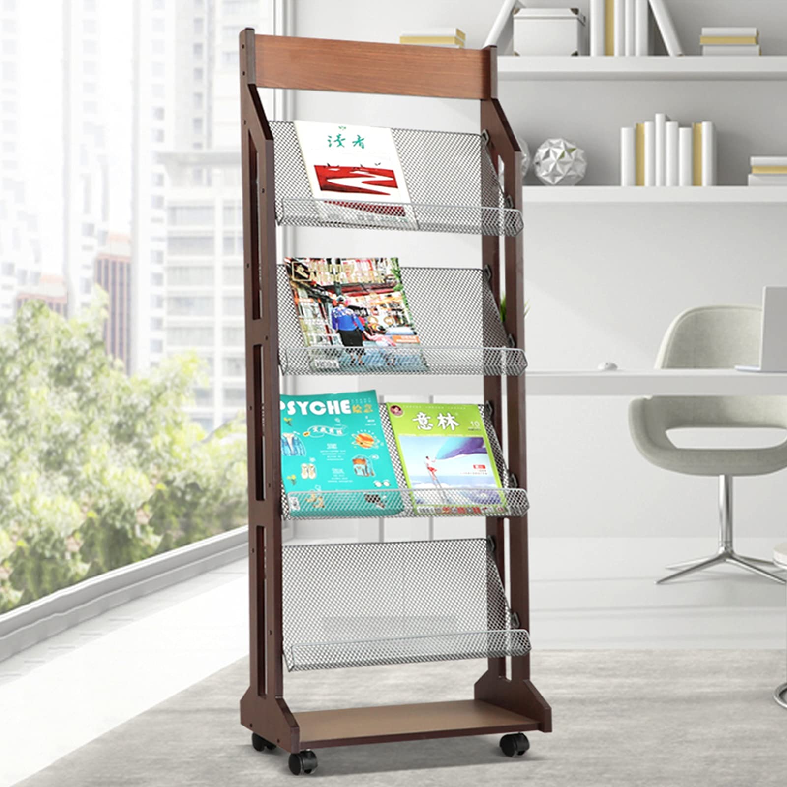 Mophorn Espositore Per Riviste Pieghevole, Espositore Per Brochure Pop Up A 6 Tasche Porta Cataloghi Bifacciale Borsa Per Il Trasporto Portatile Per Fiere E Mostre In Ufficio 86275607