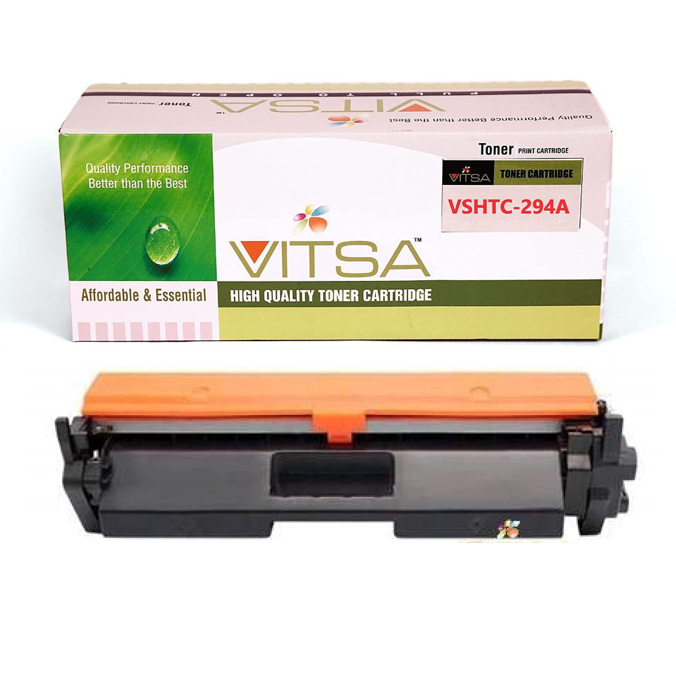 VITSA CF294A / 294A / 94A Toner Cartridge Compatible with HP Laserjet Pro MFP M148dw / M118dw / MFP M148fdw / MFP M149fdw
