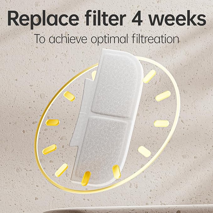 Pack de 6 Filtros de Repuesto para Fuente de Agua PETSEE S7 miniatura 5