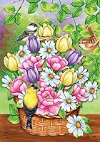 Vista 16 de Briarwood Lane Bandera de casa de primavera Bridge in Blooms