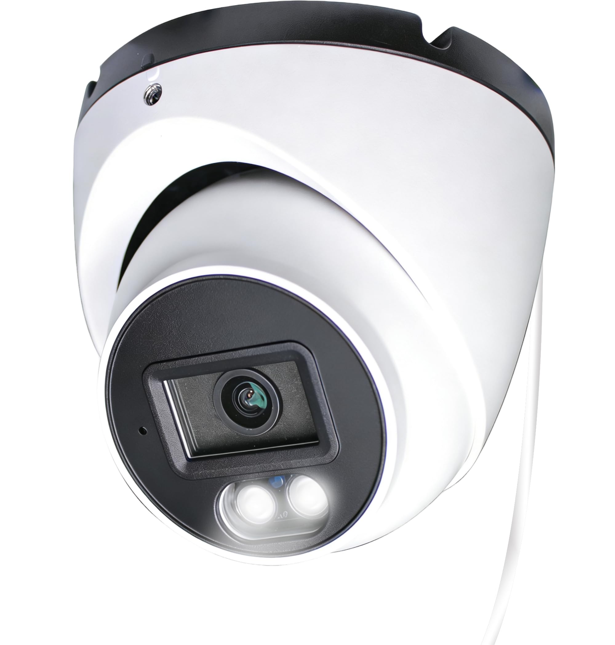 Sinis 4K Sicherheits-IP-Kamera, Überwachungskamera für den Innen- und Außenbereich, PoE-Turm-Kamera, kabelgebunden, funktioniert nur mit NVR, 30 m Smart IR-Nachtsicht, Menschen- und Bewegungserkennung