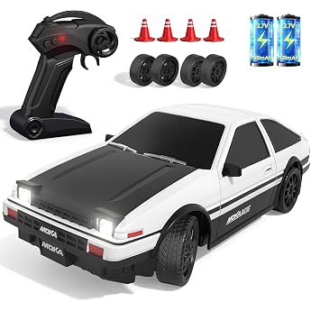 RC Drift Car from 6 7 8 9 10 Years, 1:24 Remote Controlled Drift Car, 25 km/h | 1:24 Mini 4WD 2.4GHz Semi-Proportional Thrott