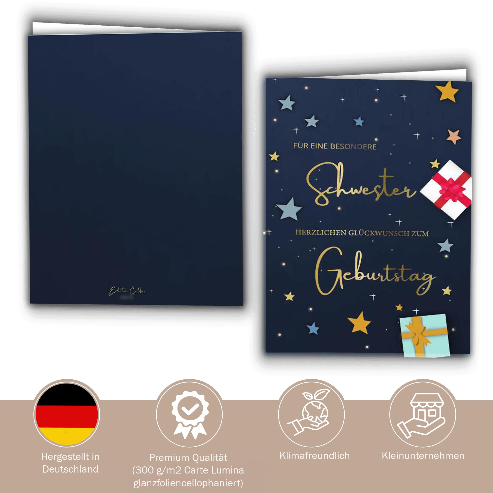 Image secondaire de Carte d'Anniversaire Spéciale pour Sœur - Edition Colibri