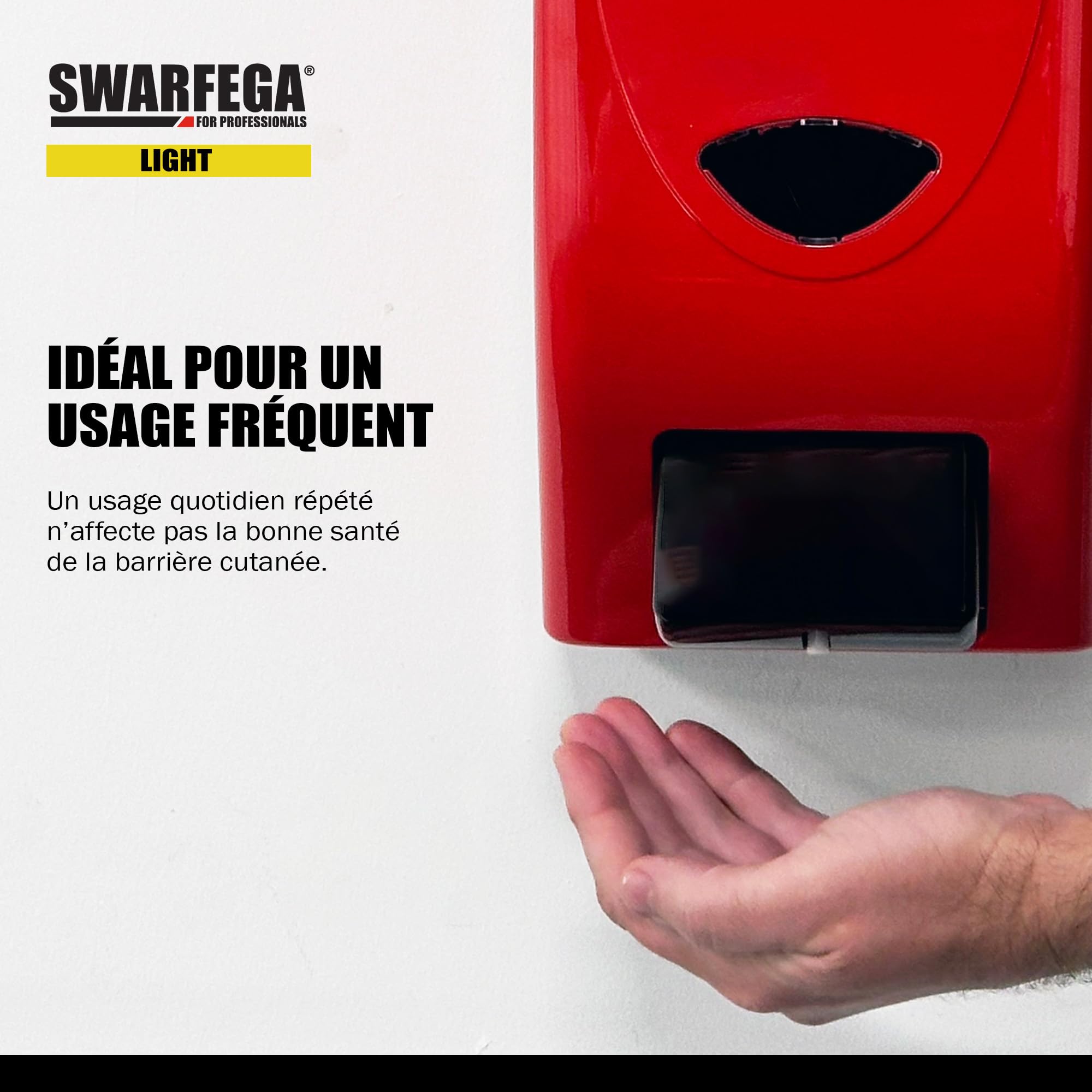 Swarfega Light – Nettoyant Mains, Corps et Cheveux – Recharge 4 L – Formule Hydratante – Usage Professionnel
