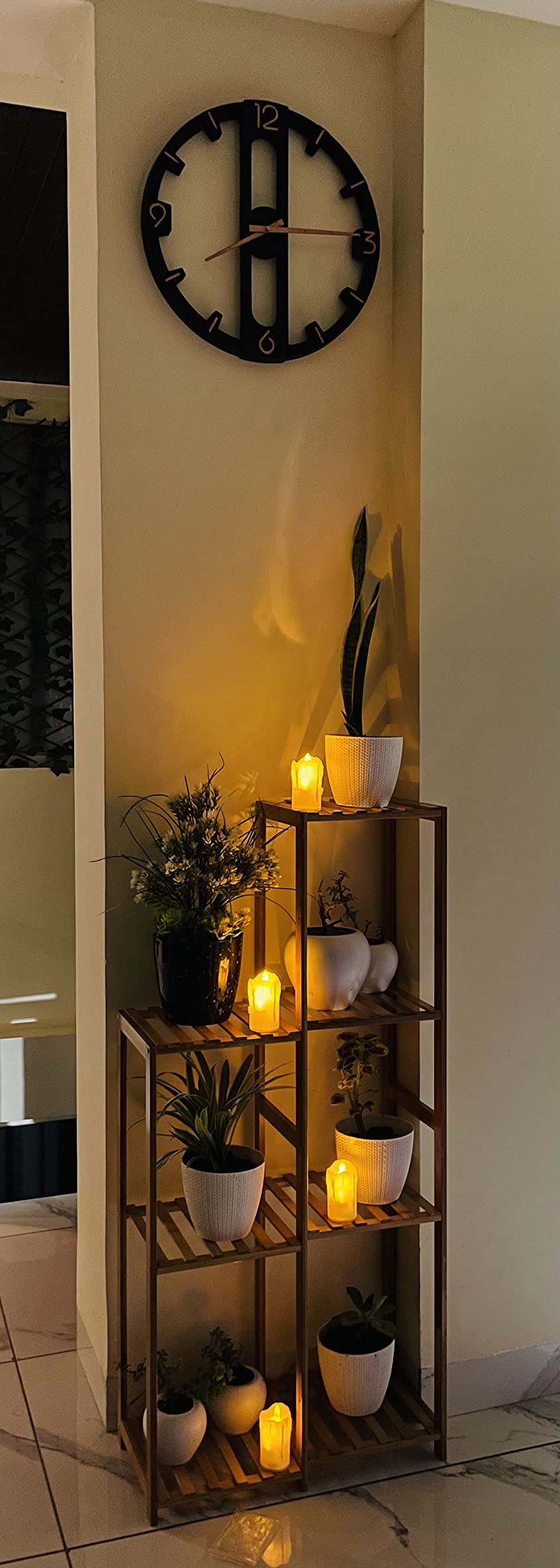 House of Quirk Wooden Plant Stands for Indoor Plants Multi Tier Plant