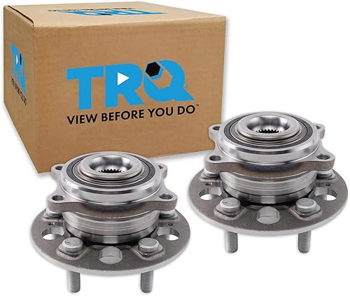 Vista 1383 de TRQ Juego de 2 rodamientos y bujes de rueda trasera izquierda y derecha compatible con Ford Expedition 2007-2010 Lincoln Navigator 2007-2010