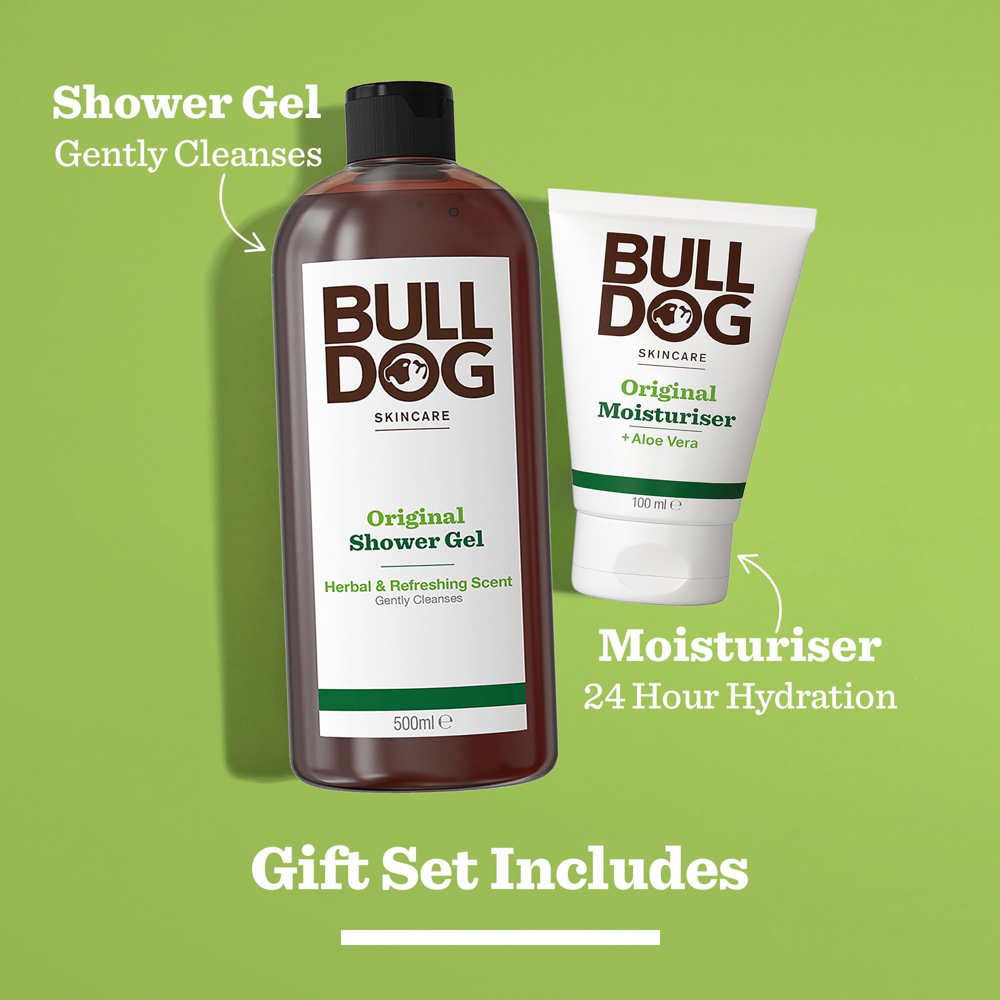 Bulldog Skincare | Men's Gift Set | Original Moisturiser & Shower Gel Duo - Image 2