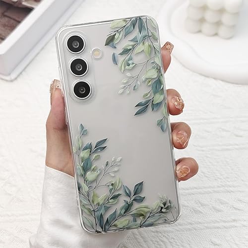 Miniatura 17 de para Funda de Samsung Galaxy S23, Funda Floral de Flores Lindas con Patrón de Lavanda Transparente y Estética para Mujeres y Niñas, Funda Lavanda