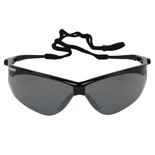 Miniatura 2 de KLEENGUARD Nemesis - Lentes de seguridad CSA (20380), certificado CSA, lente de espejo ahumado con marco negro, 12 paresestuche