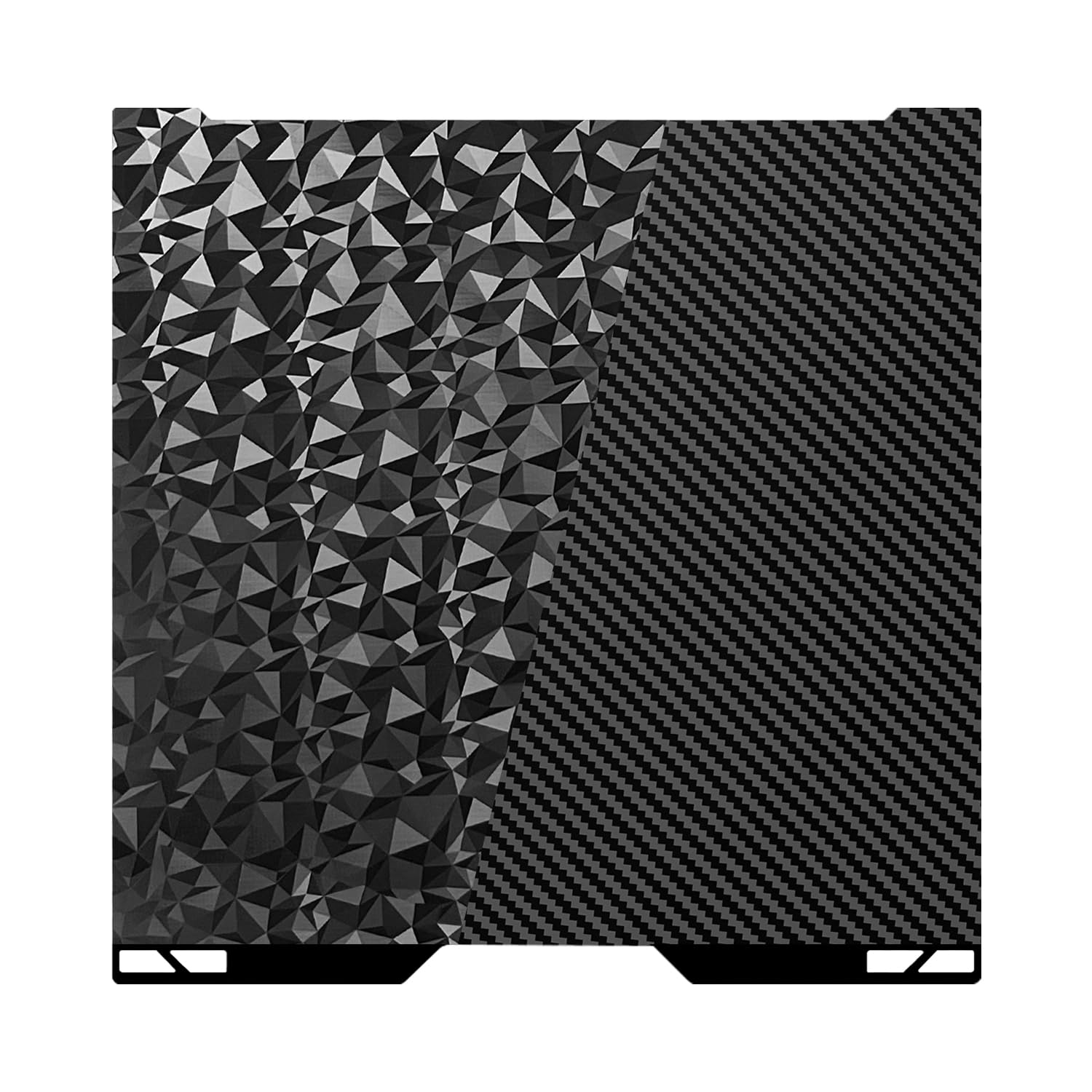 IdeaFormer IR3 Flexible Build Plate for Bambu lab H2D/H2S,Smooth Diamond PEO+Carbon Fiber PET Spring Steel Plate, Suitable for 355 * 346mm Printing