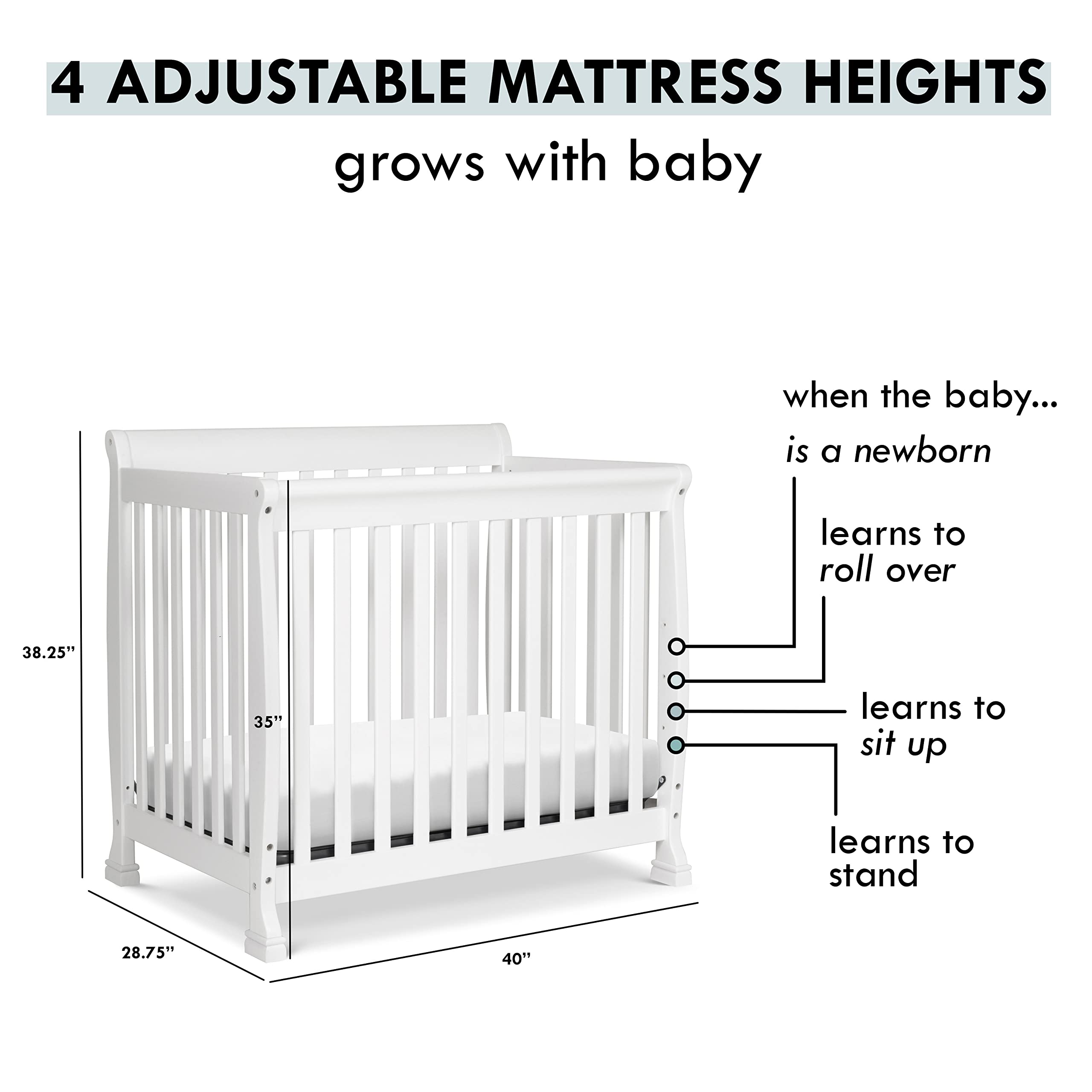 Davinci Baby Davinci Annabelle Mini Crib Conversion Kit The Mdb