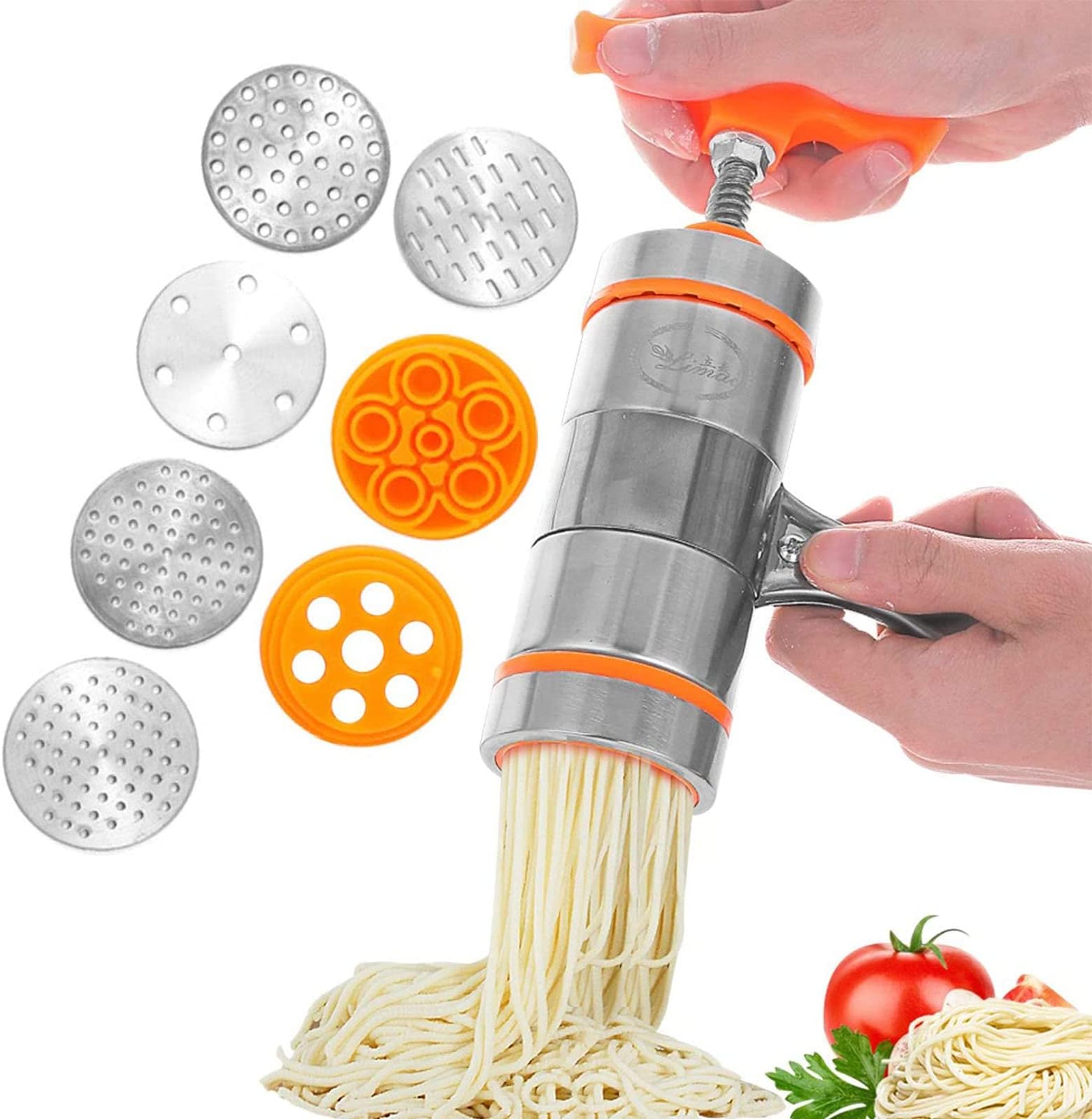 Marcato Macchina per la Pasta, Pasta Maker, Trafila per Pasta Fresca