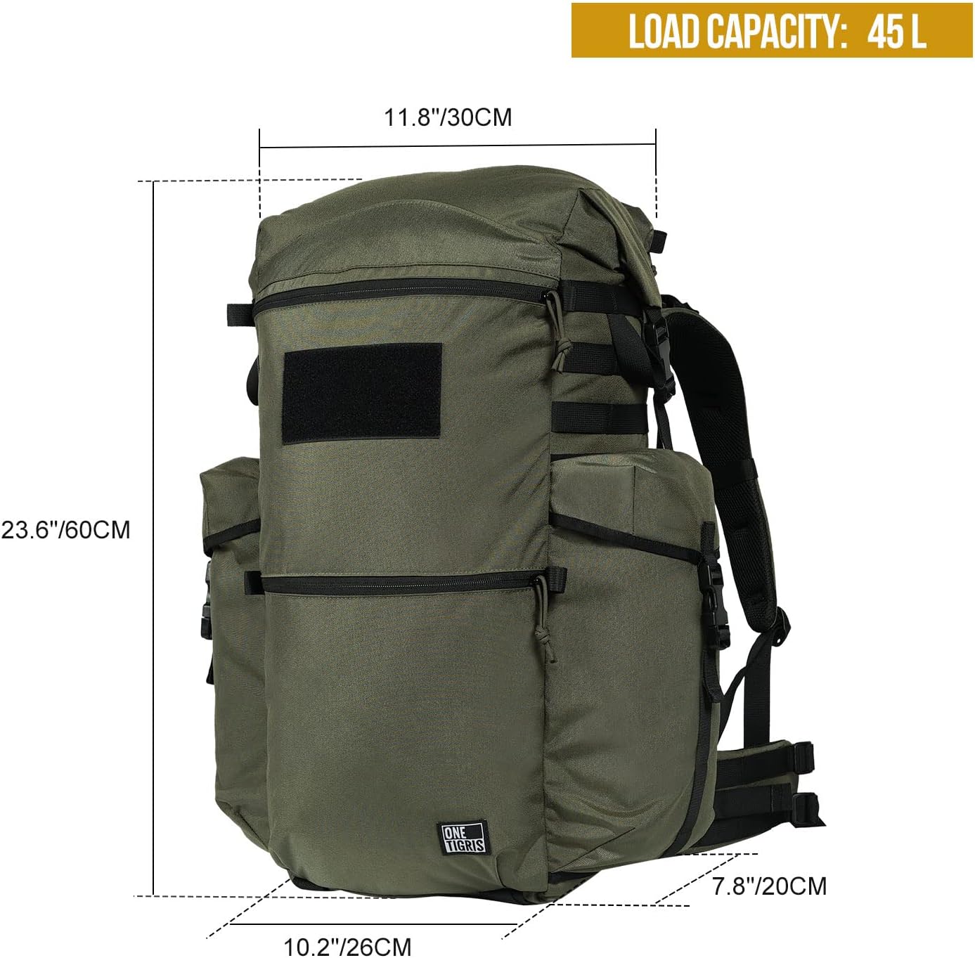 OneTigris TEGIMEN Hammock Hot Tent + 45L Backpack