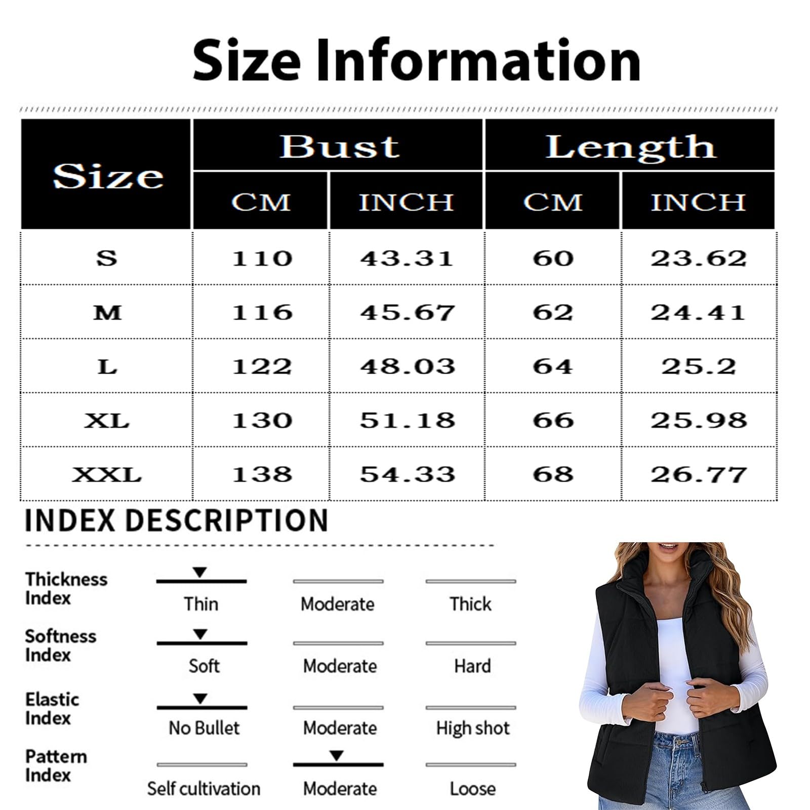 Générique Gilet Sans Manche Femme Chaud Polaire Zippé Gilet Veste pour Printemps Automne Hiver Manteaux Casual Mode Slim Hiver Veste Couleur unie avec Poches Gilet Femme