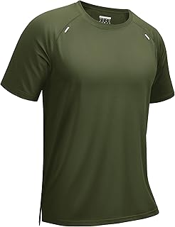 Sport T-Shirt Herren, Schnelltrocknend Atmungsaktives Funktionsshirt Für Fitness, Training, Gym Und Laufshirt
