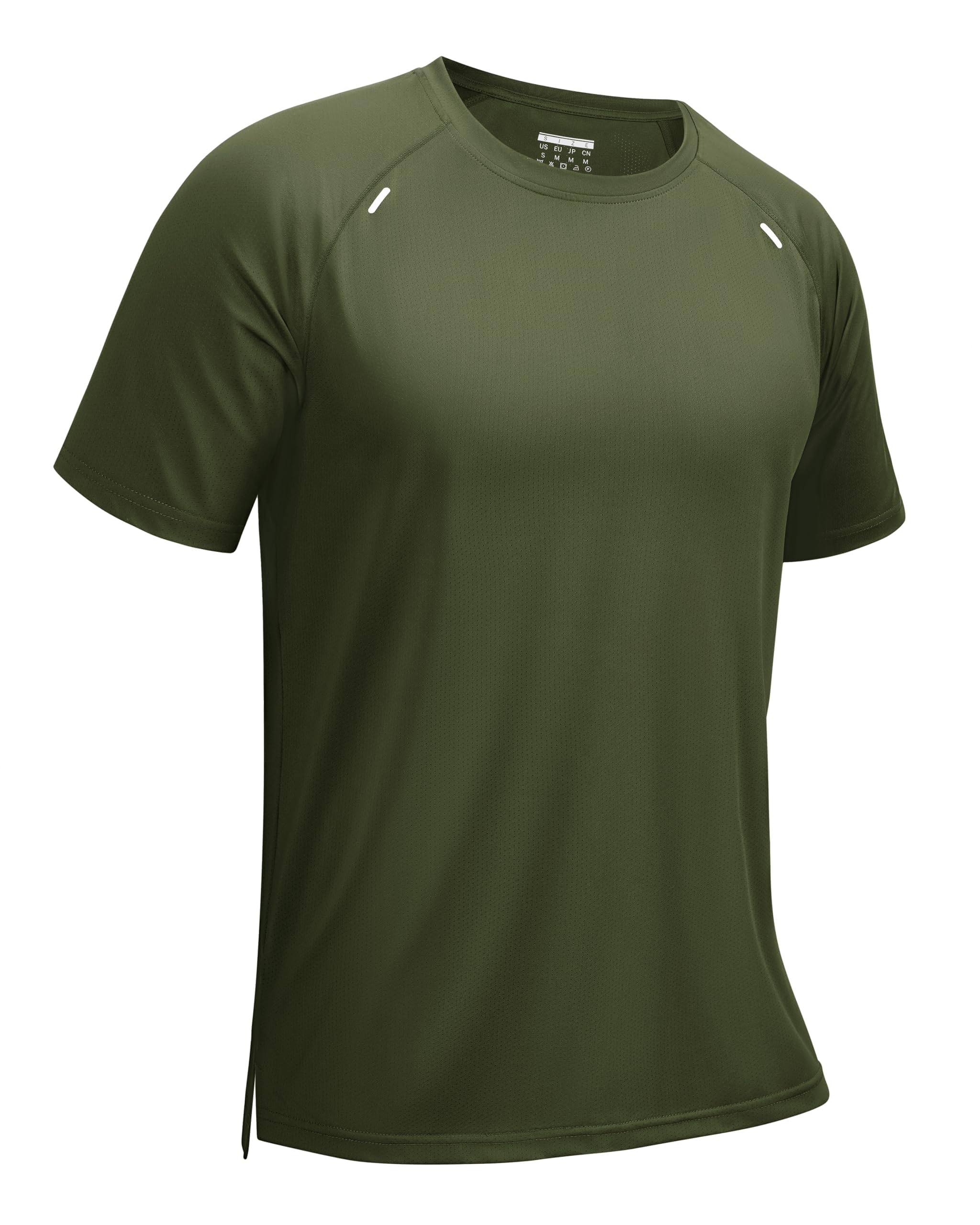 TACVASEN Sport T-Shirt Herren, Schnelltrocknend Atmungsaktives Funktionsshirt Für Fitness, Training, Gym Und Laufshirt