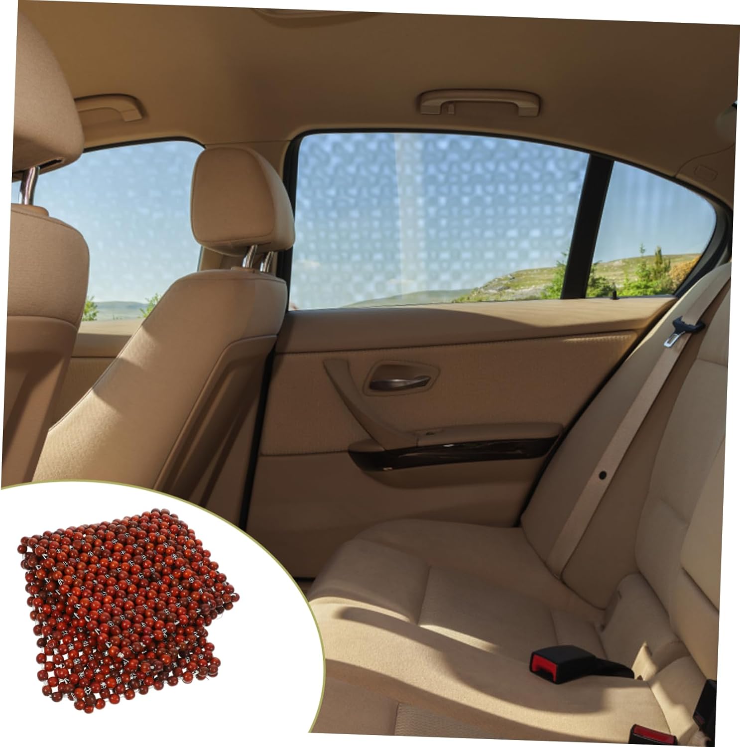 Wooden Bead Car Seat Cooling Pad Supportive Seat Cushion for Car Summer Cool