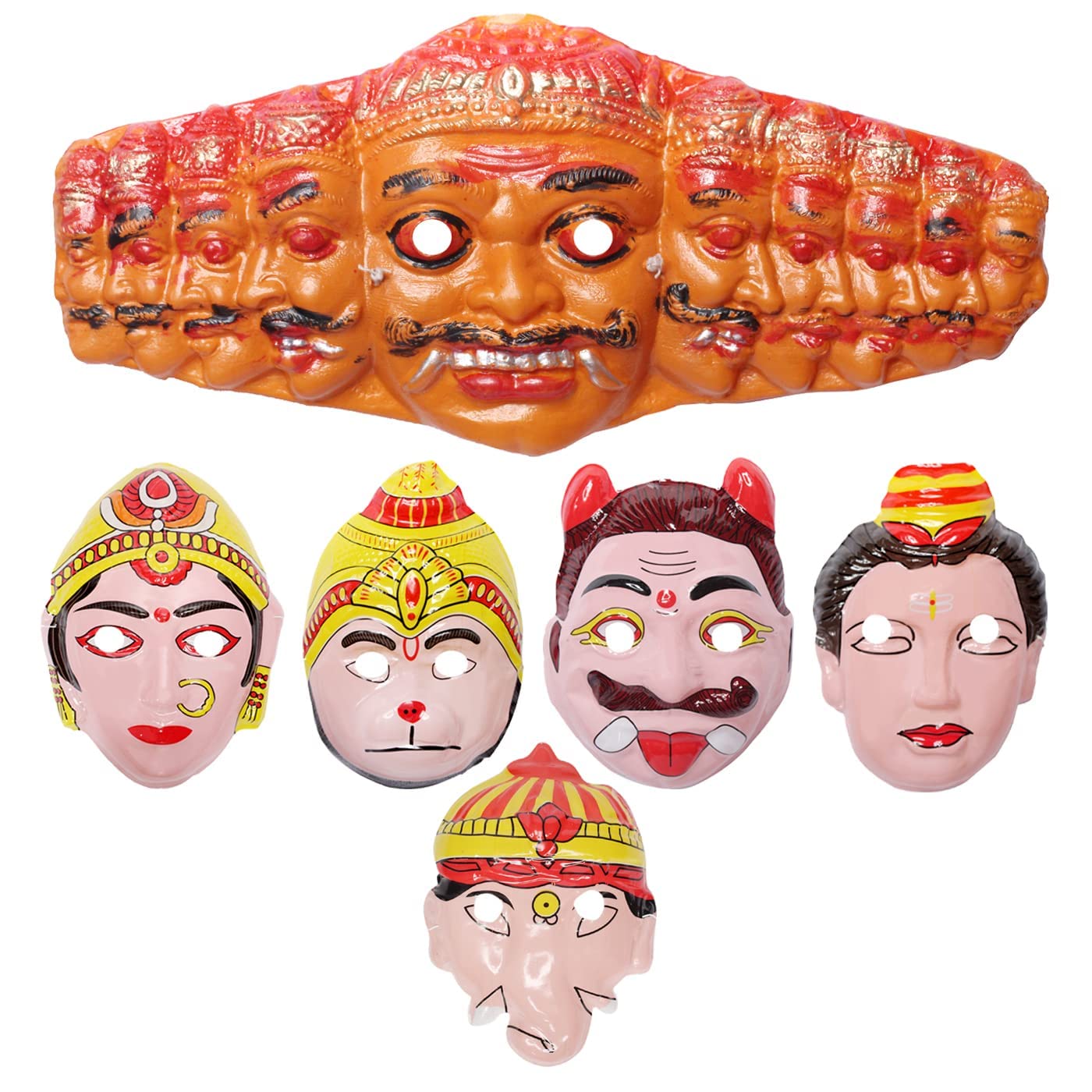 Raaya Kids Role Play Face Mask Toys Dusshera/Navratri Festival Traditional Face Mask (B0CKF33B2M) Amazon Price History, Amazon Price Tracker