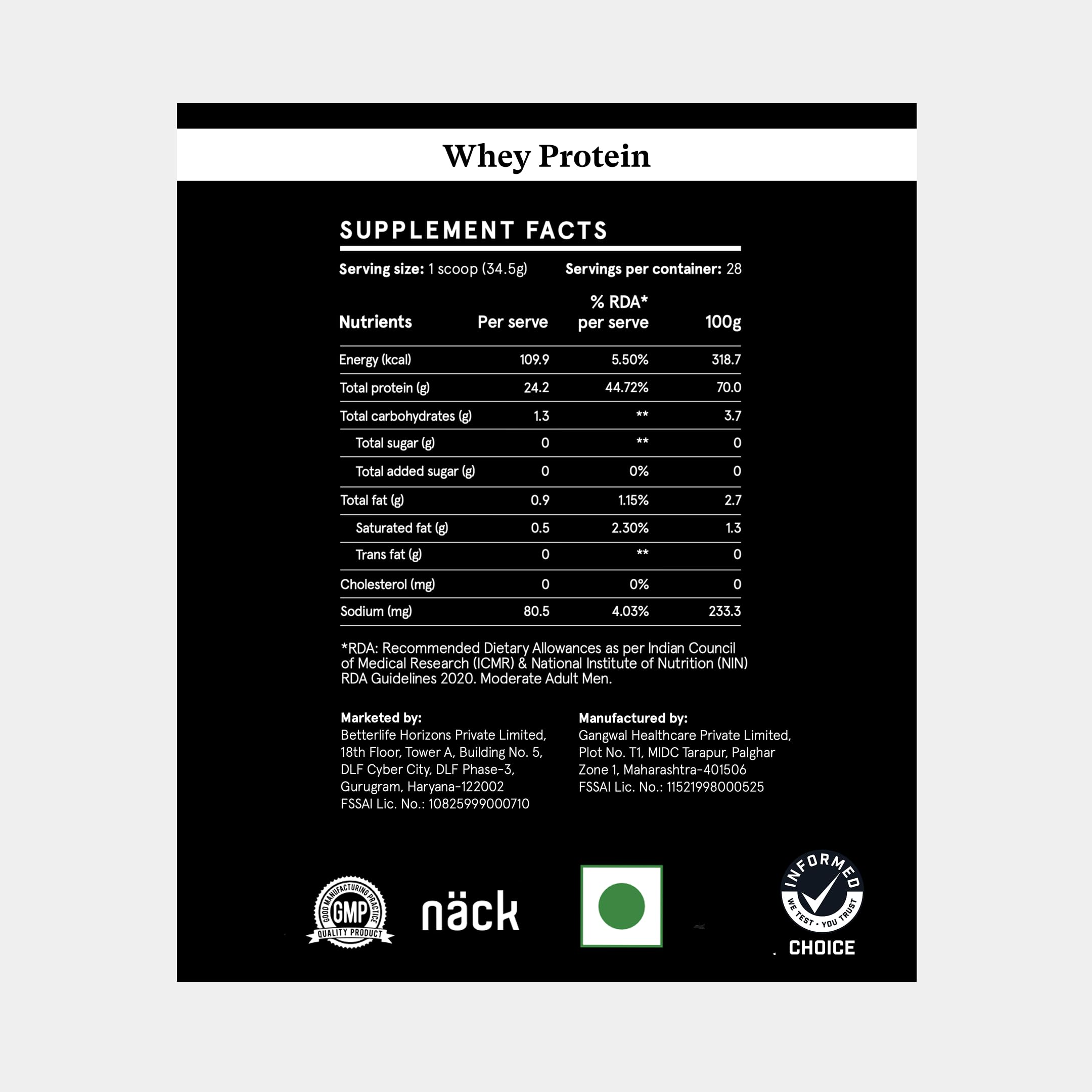 Näck Fitness Starter Pack | Whey Protein Chocolate 840g + Premium Shaker Bottle | 21g Protein | High Protein-to-Calorie Ratio | Muscle Growth & Recovery | Informed Choice Certified | Easy Mixing | Swedish Nutrition — Amazon image 9