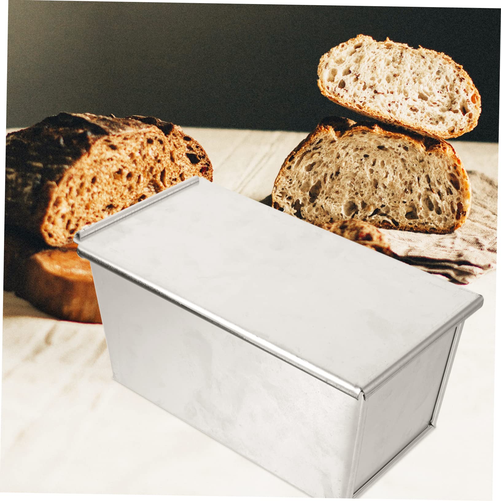 Moule à Métal Anti-adhésif Avec Couvercle Pan De Pratique Toast Pour Cuisine Et Boulangerie