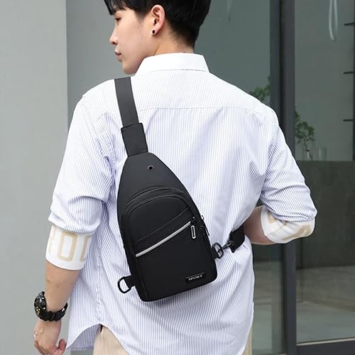 Miniatura 6 de Crossbody Sling Bag, Waterproof Sling Backpack Bag with USB Charging Port, Small Sling Crossbody Chest Shoulder Bag