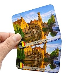 Menique Explore The World Memory Matching Game - Spanish Edition - 100 Cards (50 Pairs) with Iconic Landmarks, Country & Flag - Educational Geography Game in Spanish.