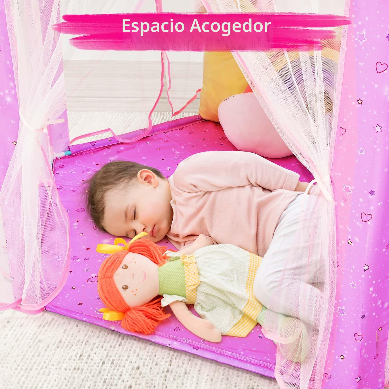 Luwecf Tienda De Juegos Infantil – Carpa De Princesas De 100 Cm, Ideal Para Interior Y Exterior, Regalo Para Niñas