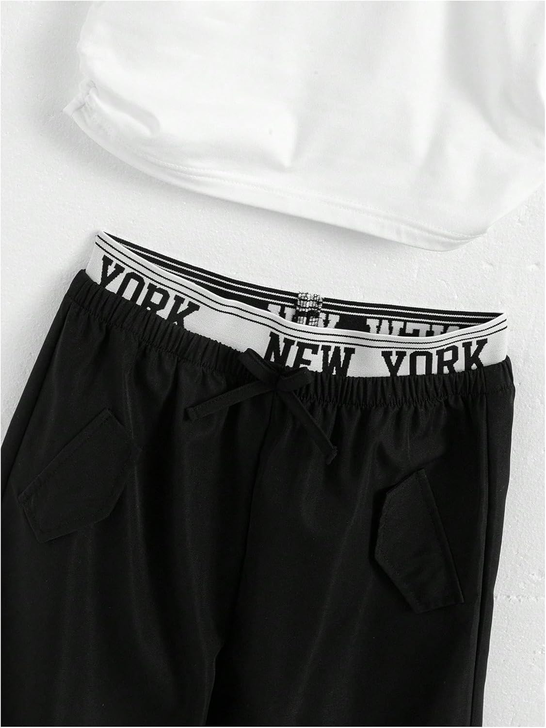 OYOANGLE Girl's Fall Clothes Set Star Graphic Tank Top and High Low Hem Hoodie with Cargo Pants Y2K Athleisure Sets - Image 4