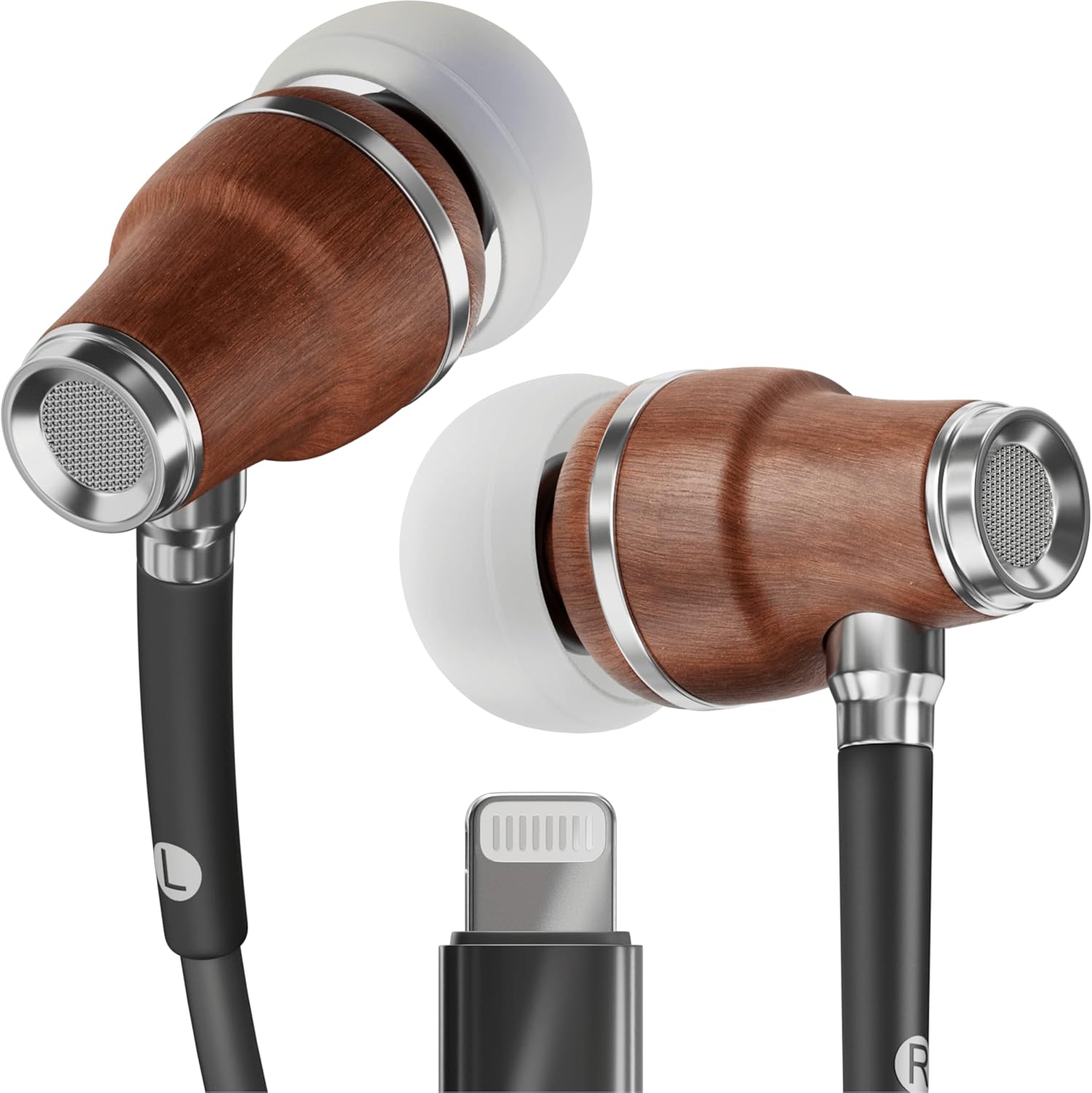 Symphonized Apple Headphones Wired Earbuds for iPhone