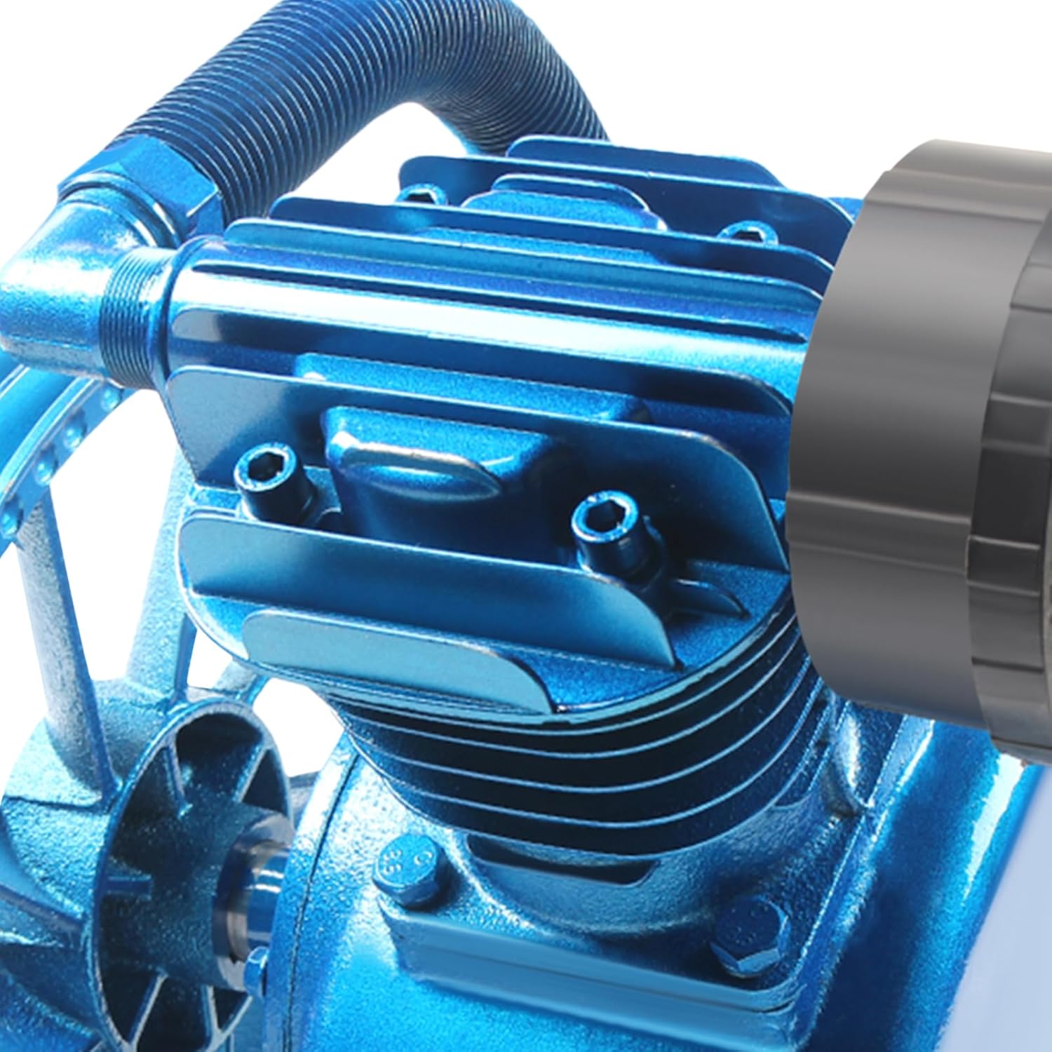Air Compressor Pump Head, 21CFM 5.5HP Air Compressor Pump Replacement 175Psi V-Type Dual-Cylinder Air Compressor Piston Pump Head, V-0.6/12.5 (US Stock)
