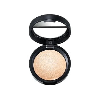 LAURA GELLER NEW YORK Baked Marbleized Highlighter Travel Size, Portofino- Radiance Enhancing Makeup - Powder Highlighter Face Makeup