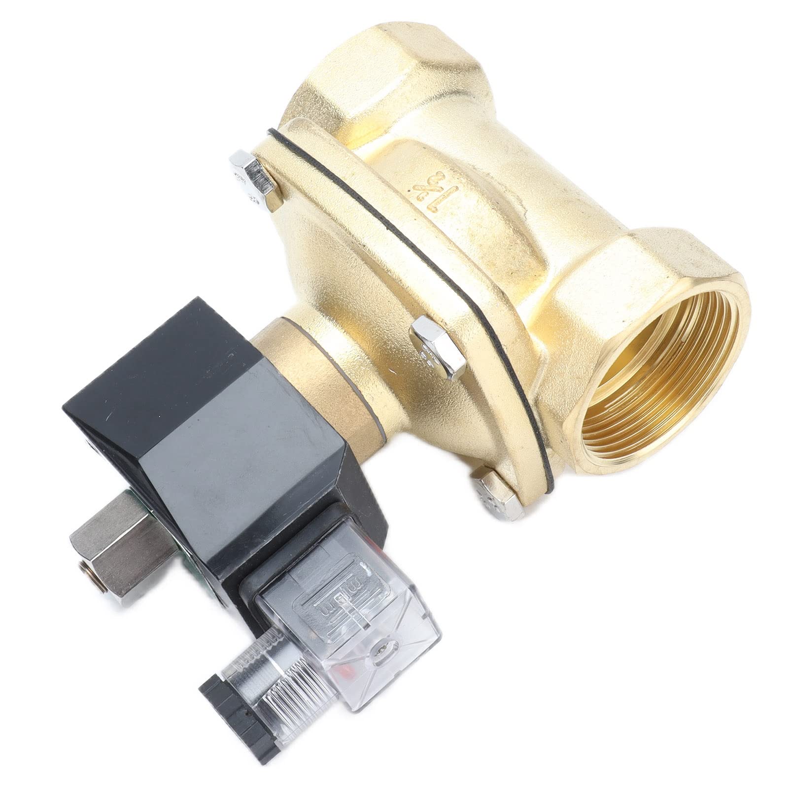 ZAWÓR SOLENOIDNY MOSIĄŻOWY ZWYKŁADNIE OTWARTY ZAWÓR ELEKTRYCZNY SOLENOID DO URZĄDZENIA AUTOMATYZACJI MECHANICZNEJ (CA 220 V.)