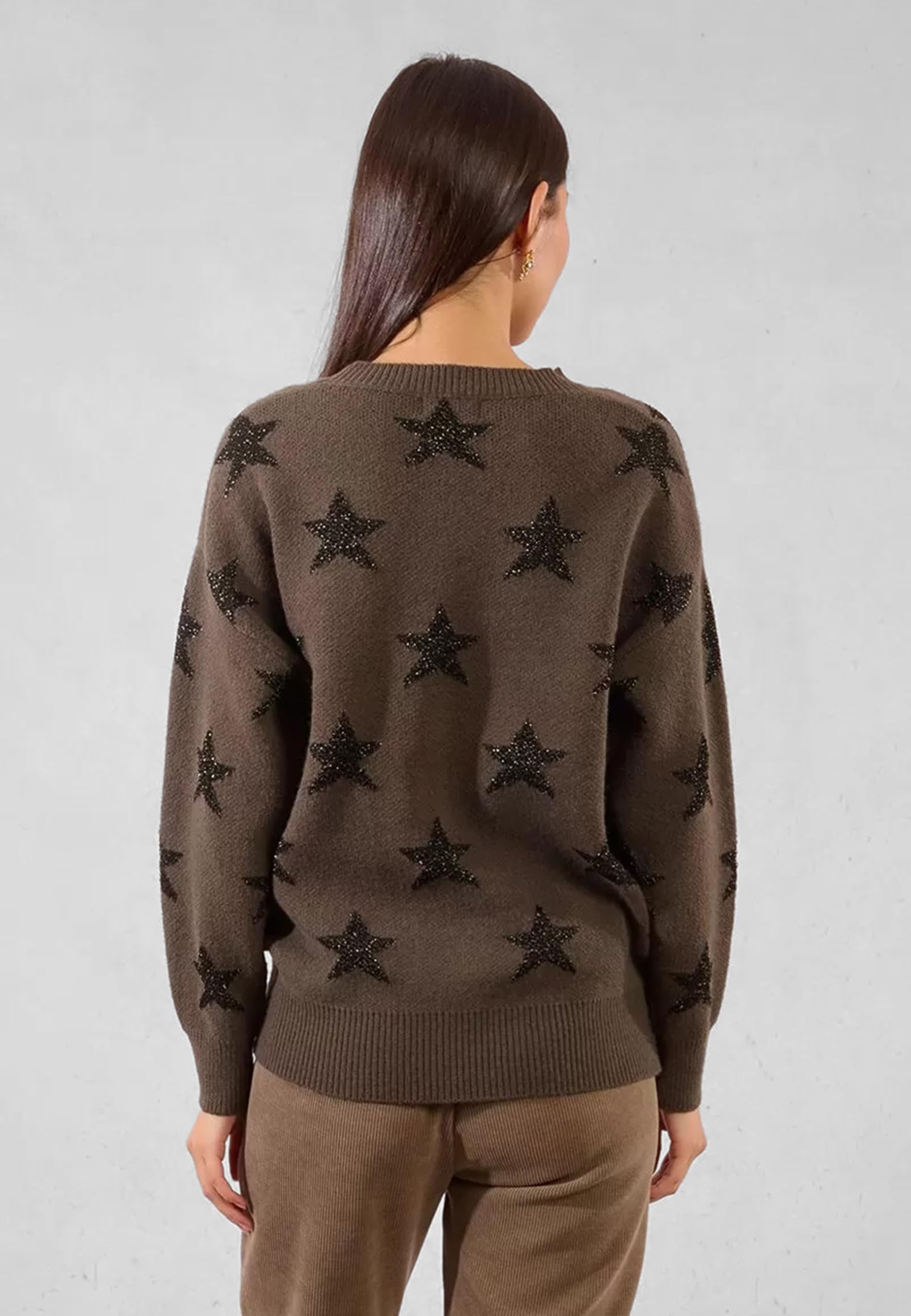 MOLLY BRACKEN Maglia Donna Girocollo Lurex LA855BDN