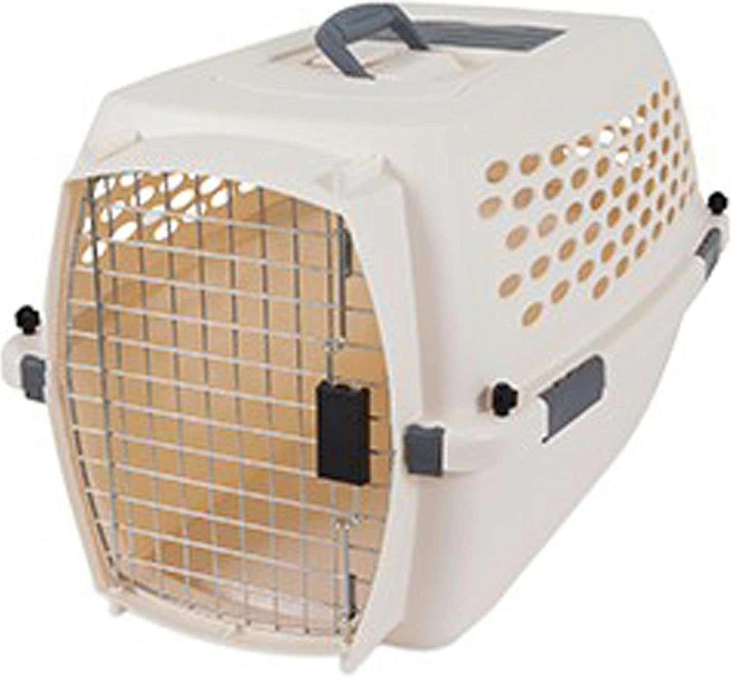 Petmate Vari Kennel Small Dog Carrier, White, 20 Pound, 24" L x W x H