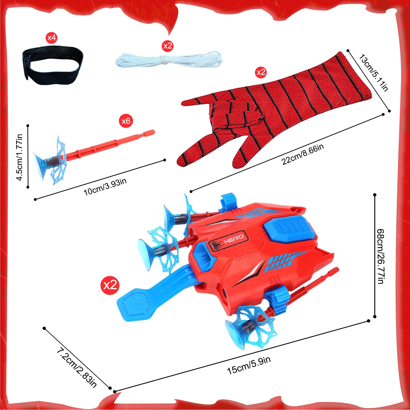 Nhcuijun Spider Web Shooter for Kids, New Style, Small to Medium - Image 2