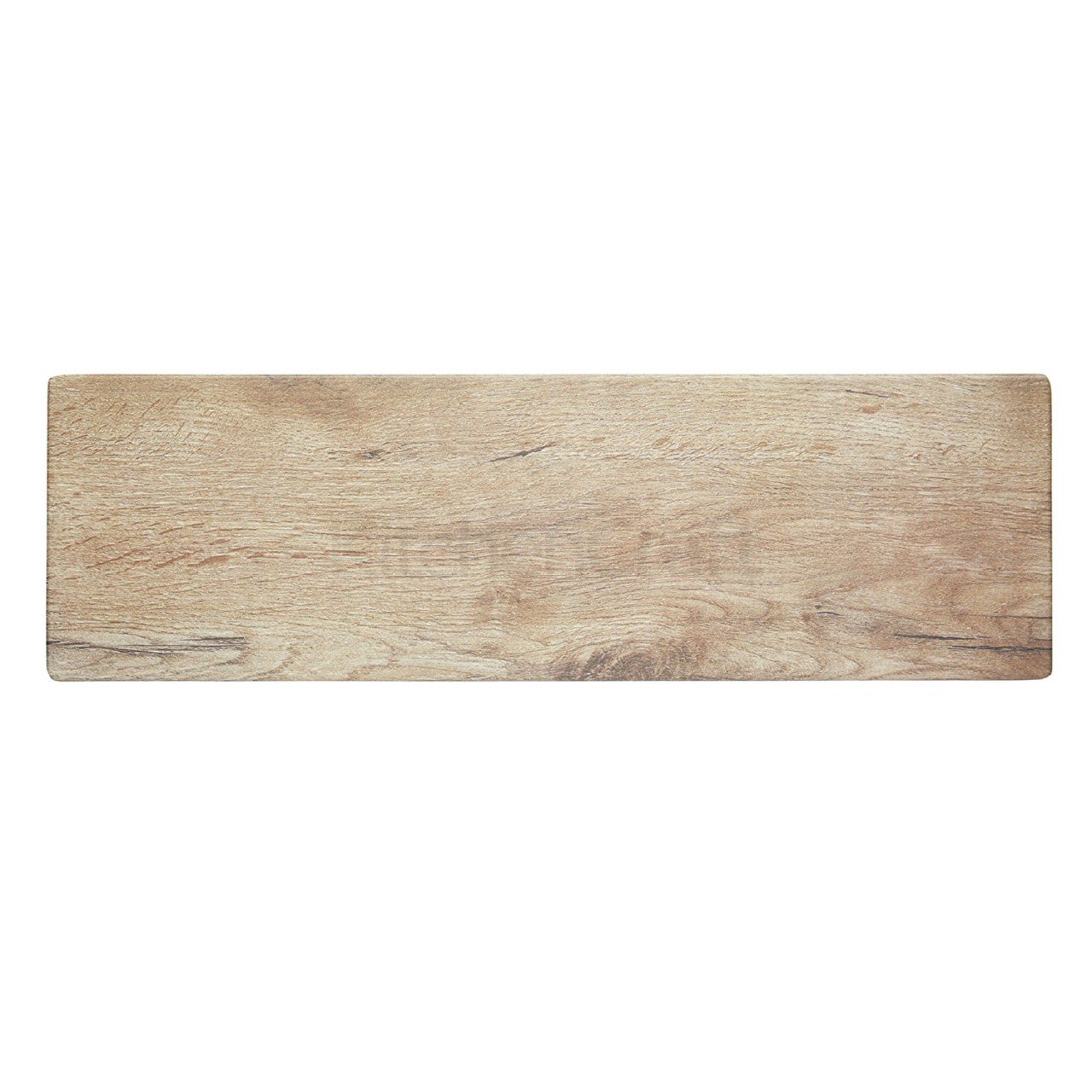 SUMMER KitchenCraft We Love Rectangular Melamine Wood Effect Food Serving Platter, Brown, 53 x 16 cm